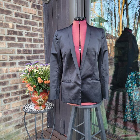 Helmut Lang black jacket, size 8 (on small site) - Picture 1 of 5